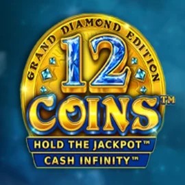 Official Slots logo: 12 Coins Grand Diamond Edition by Wazdan at Stake Casino