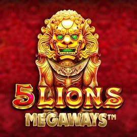 5 Lions Megaways logo by Pragmatic Play at Stake Casino