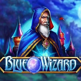 Official Slots logo: Blue Wizard by Quickspin at Stake Casino