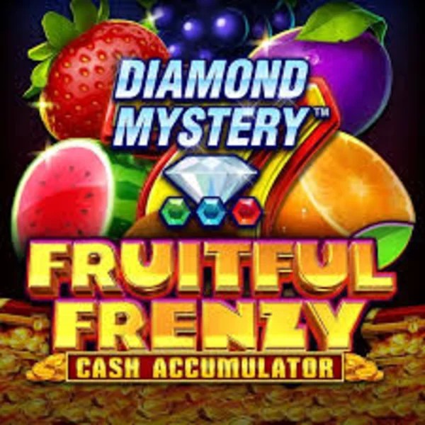Official Slots logo: Diamond Mystery Fruitful Frenzy Cash Accumulator by Greentube at Stake Casino