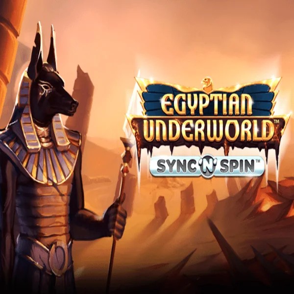 Egyptian Underworld logo by Greentube at Stake Casino