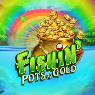Fishin Pots Of Gold online game logo by Gameburger Studios on sstake.eu