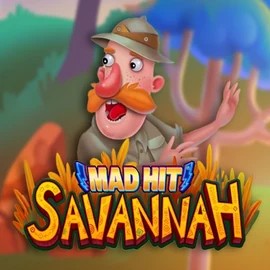Mad Hit Savannah slot logo by RubyPlay at Stake Casino