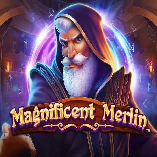 Magnificent Merlin logo – Slots by Greentube at Stake Casino