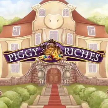 Piggy Riches slot visual from NetEnt available on sstake.eu