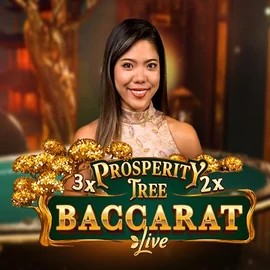 Official Live Casino logo: Prosperity Tree Baccarat by Evolution at Stake Casino