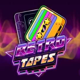 Slots logo of Retro Tapes from Push Gaming at Stake Casino
