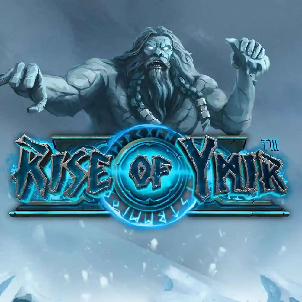 Rise of Ymir logo – Slots by Hacksaw Gaming at Stake Casino