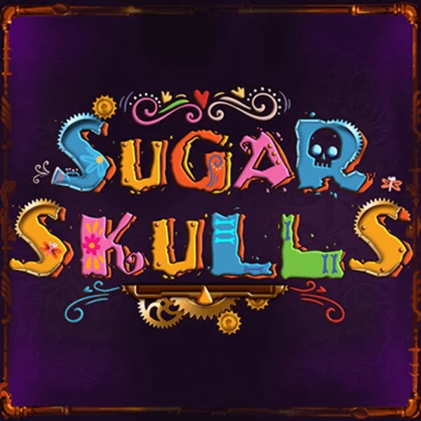 Official Slots logo: Sugar Skulls by Booming Games at Stake Casino
