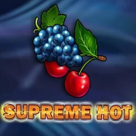 Supreme Hot slot logo by Amusnet Interactive at Stake Casino