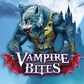 Vampire Bites logo – Slots by Amusnet Interactive at Stake Casino